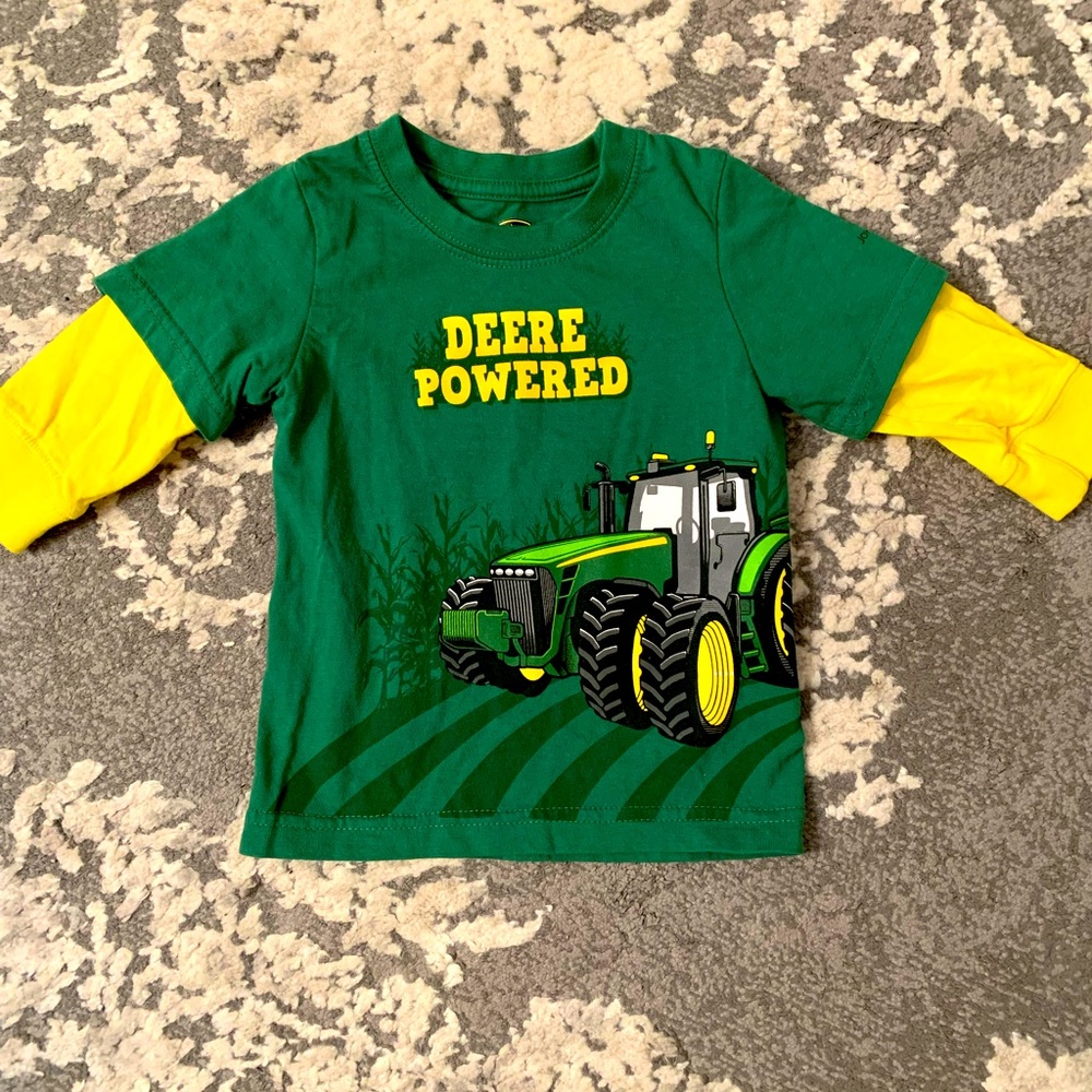 John Deere tractor long sleeve tee shirt 12 months